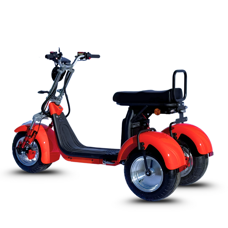 3-Rad Elektro Dreirad City Coco CP-7.0 – Zweisitzer-Modell mit großer Reichweite (20Ah/40Ah)