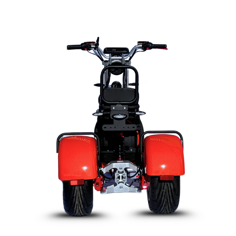 3-Rad Elektro Dreirad City Coco CP-7.0 – Zweisitzer-Modell mit großer Reichweite (20Ah/40Ah)