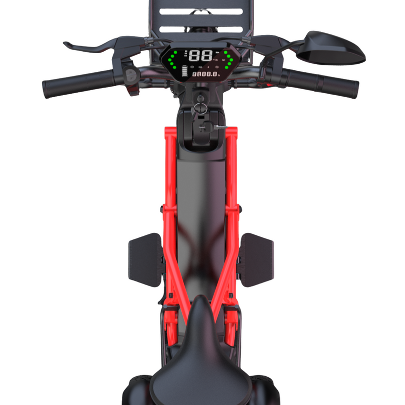 3-Rad-Elektroroller mit Sattel 1000W Modell F2