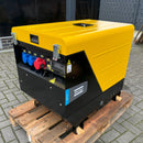 6,9kVA Atlas Copco Diesel Stromaggregat QEP S7 230 & 400 V