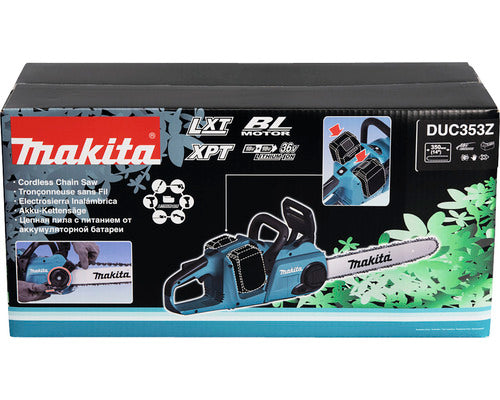Akku-Kettensäge Makita DUC353Z 2x18 V ( 36V ) ohne Akku und Ladegrät, 35cm