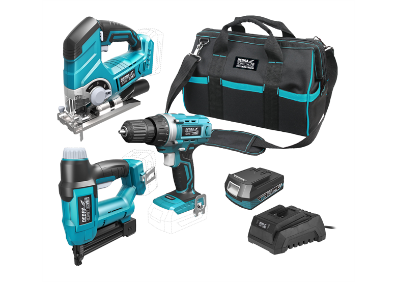 Werkzeugset 18V Dedra SAS+ All DED7015 1x2.0Ah