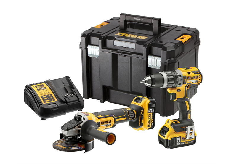 Werkzeugset 18V DeWalt XR DCK2080P2T 2x5.0Ah