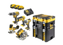 Werkzeugset 18V DeWalt XR DCK500P3T 3x5.0Ah