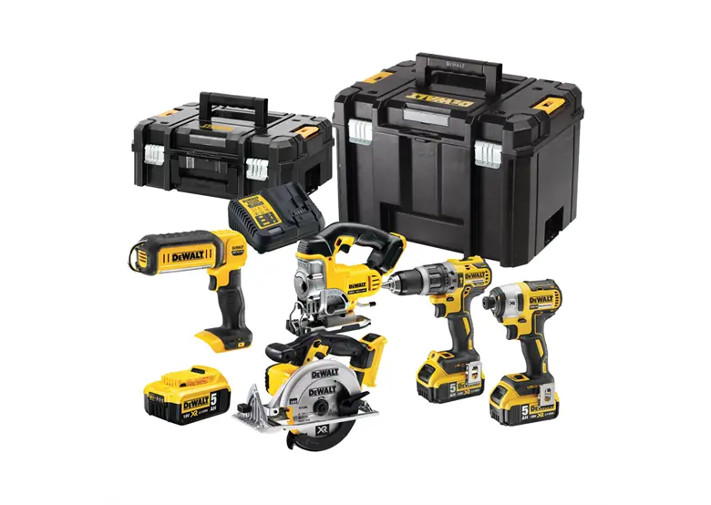 Werkzeugset 18V DeWalt XR DCK551P3T 3x5.0Ah