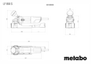 Lackfräse Metabo LF 850 S